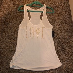 White ‘Love’ Tank Top